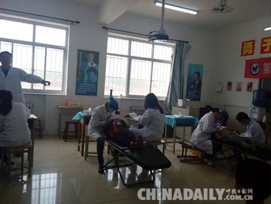 第四次全国口腔健康流行病调查走进遵化东小寨幼儿园