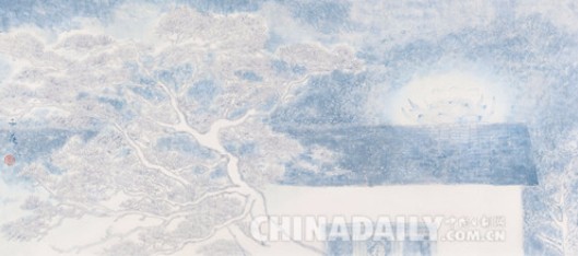 全国首次掌上互联书画作品展览开幕