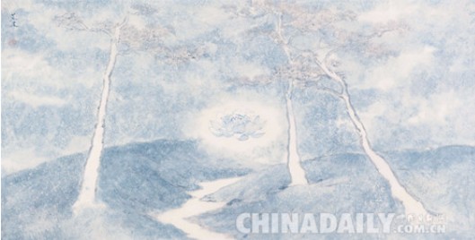 全国首次掌上互联书画作品展览开幕