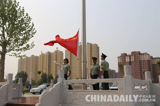 祖国建党100周年简笔画,中国建党100周年主题画 邢台临西县公安局升国旗温誓词庆祖国建党95周年