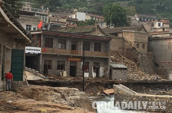 直击邯郸涉县洪灾区：22村受灾 千余名干部群众齐力灾后重建