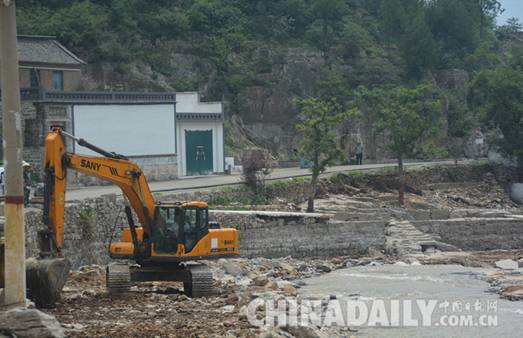 直击邯郸涉县洪灾区：22村受灾 千余名干部群众齐力灾后重建