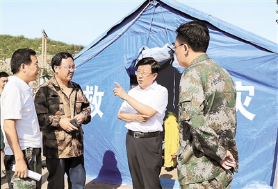 赵克志：大力弘扬抗震精神 全力做好受灾群众安置和灾后重建工作