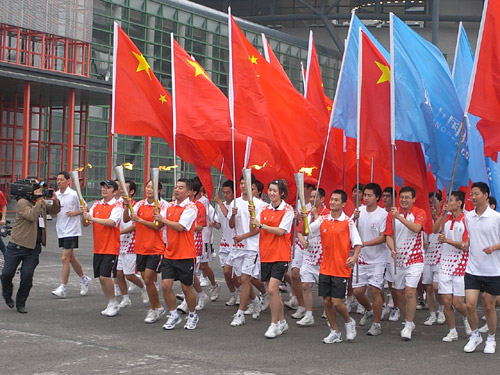 十一届全运会河南火炬传递拉开序幕