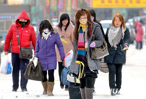 雪停啦！回家啦！