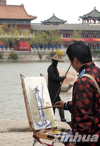 古装真人秀 惊煞众游人