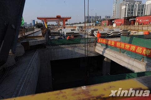 郑州地下轨道交通1号线进展顺利