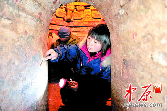 登封唐庄宋代壁画墓迁移郑州