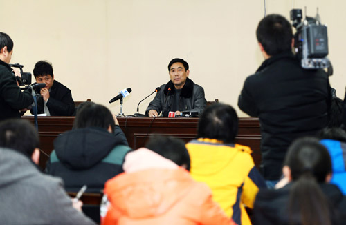 河南兰考县召开新闻通气会 通报“1.04”火灾事件