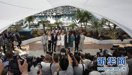 第64届戛纳电影节开幕 评委集体亮相