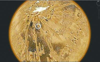 火星地图惊现“神秘建筑”?