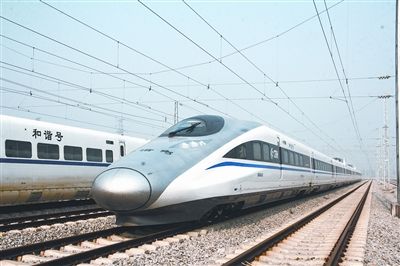 武广高铁试跑新列车 时速380公里(图)