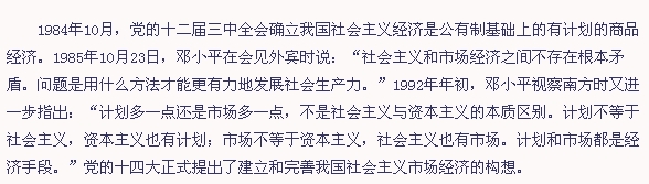 “社会主义市场经济”