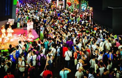 ChinaJoy对普通观众开放首日 4.8万人入场