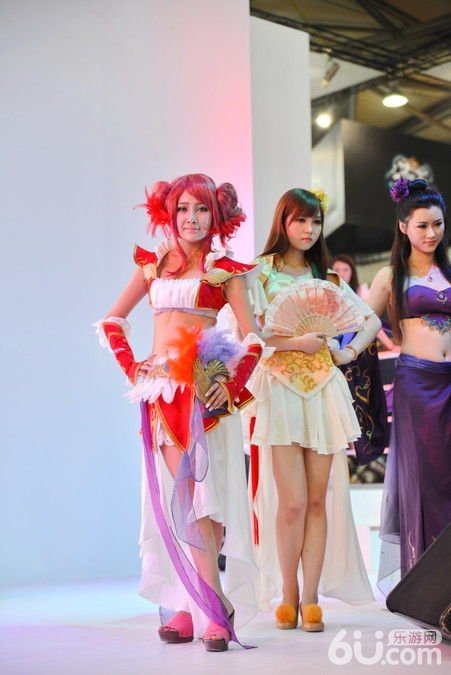 探班ChinaJoy showgirl紧张彩排