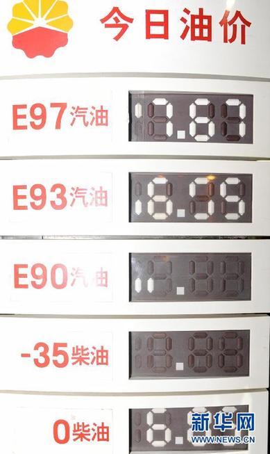 我国2012年来第三次下调成品油价格