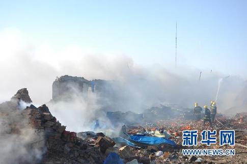 吉林白城一鞭炮库发生爆炸造成两死四伤