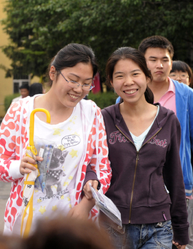2011年全国部分地区高考结束