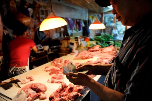 长春：猪肉仍持续高价