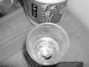 瓷瓶白酒里倒出虫子了