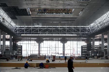 京沪高铁南京南站建设进入尾声