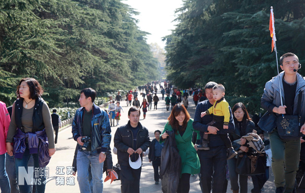 中山陵陵寝免费开放两周年