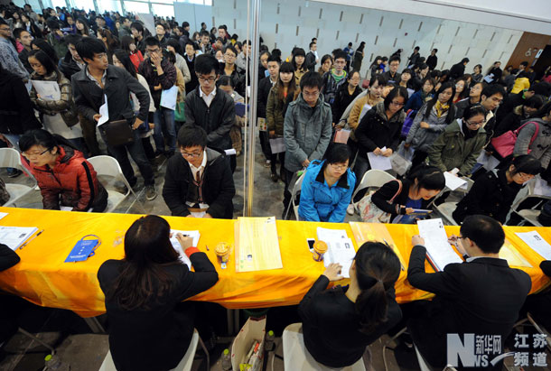 江苏：公益供需洽谈会向毕业生提供6万岗位