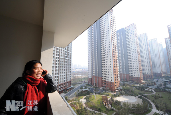 南京大型保障房片区交房