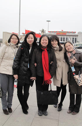 黎星参加全国两会报道