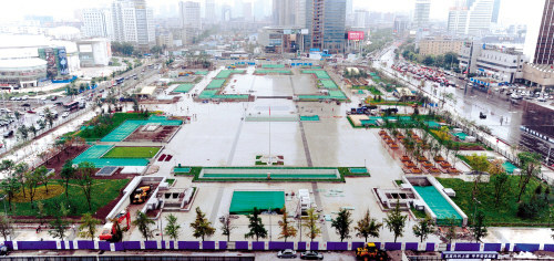 沈阳市府广场新貌