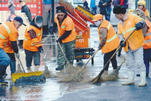 沈阳：昨晨一二级街路全部贯通（图）