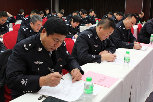 辽宁高院组织司法警察支队领导“期末考试”
