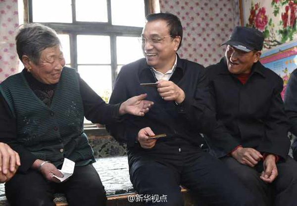 李克强：我们从群众中来 就不怕听群众的牢骚和意见