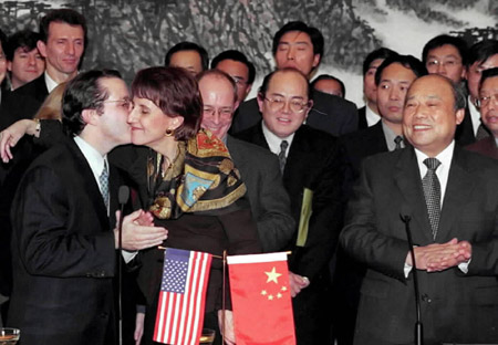 中国入世历程的老照片