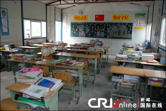 探访四川绵阳震后重建中的学校（组图）