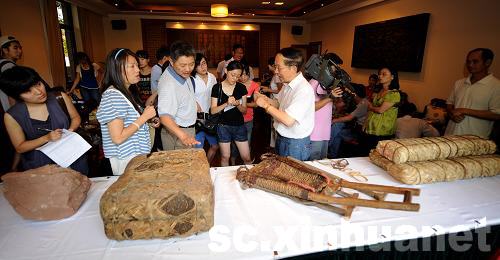 四川茶马古道文物“安家”中国茶叶博物馆