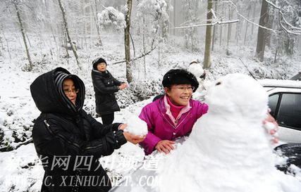 成都喜降瑞雪