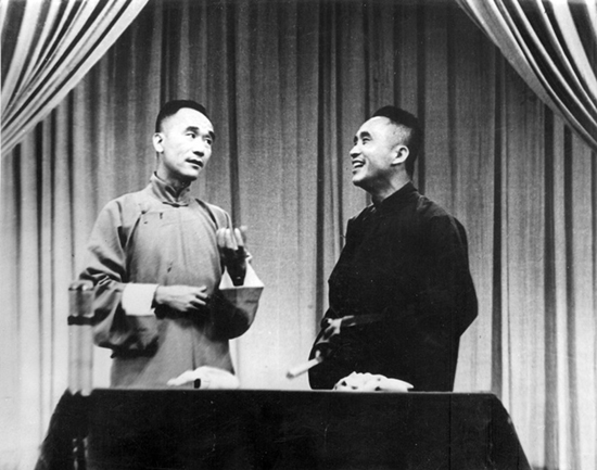 相声大师侯宝林与郭全宝(摄于1962年)