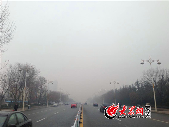 莱芜昨夜迎入冬首雪 降雪1.5mm市区无积雪