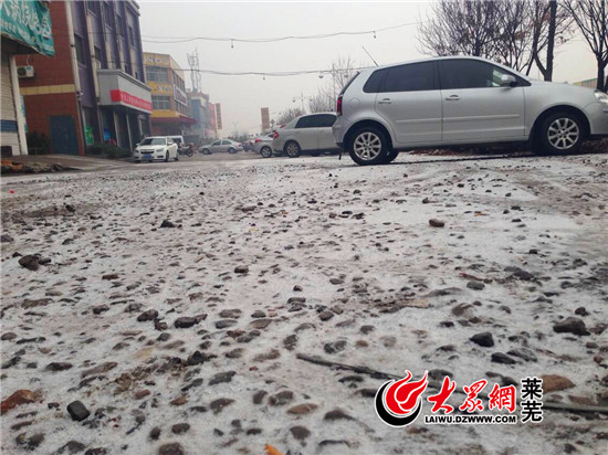 莱芜昨夜迎入冬首雪 降雪1.5mm市区无积雪