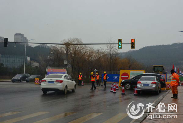 济南龙洞隧道南洞正式封闭施工 可选择经十路等绕行