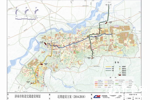 济南城市轨道交通近期建设规划获批准 与城铁