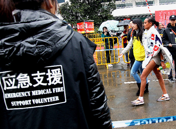 上海马拉松 救护有保障