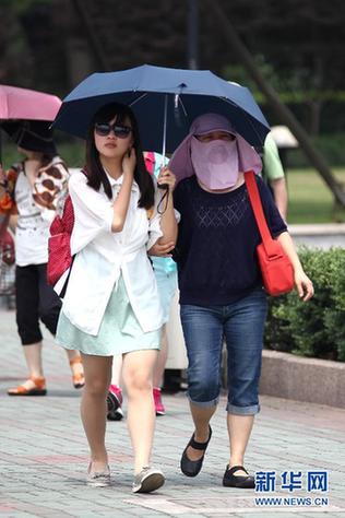 上海迎来高温天气