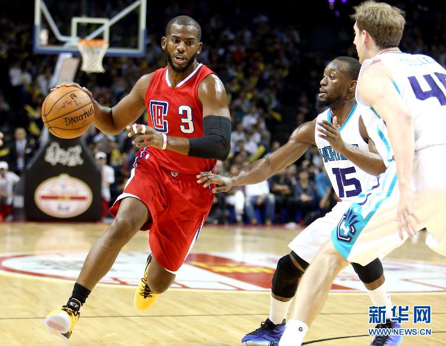 NBA中国赛：夏洛特黄蜂以113比71战胜洛杉矶快船
