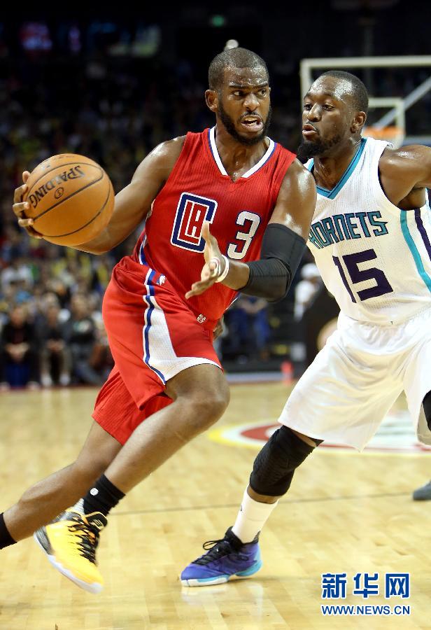 NBA中国赛：夏洛特黄蜂以113比71战胜洛杉矶快船