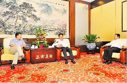 太原:陈川平廉毅敏会见交通运输部副部长高宏