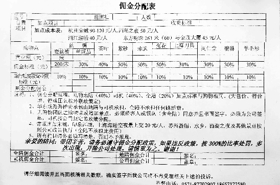 导游佣金分配表遭曝光 导