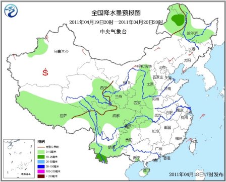 中国中东部20日起再迎冷空气 局地降温8～10℃