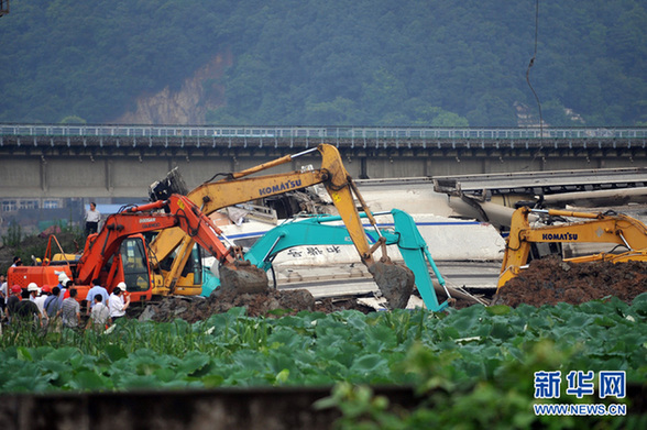 600多名消防官兵在列车追尾事故现场参加救援